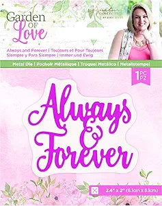 Sara Signature - Garden of Love Metal Die - Always & Forever
