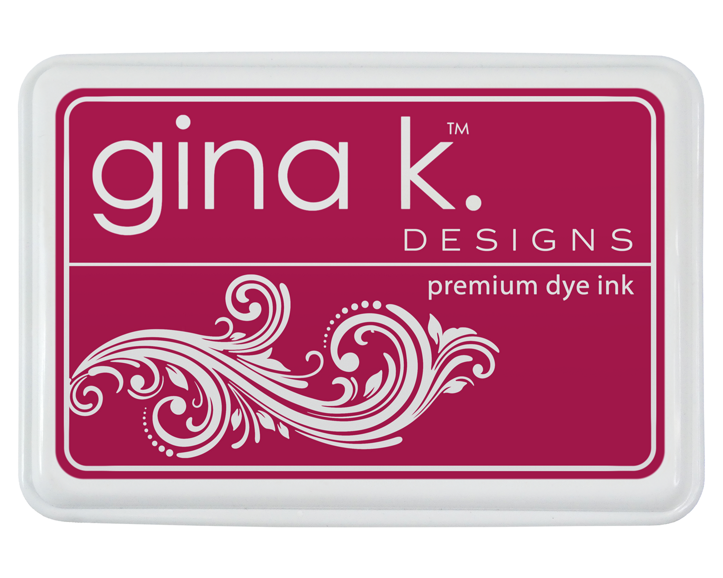 gina k. designs Premium dye - INK PAD LAYERING- Cranberry - Medium