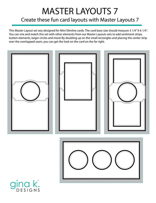 Gina K. Designs DIE- Master Layouts 07