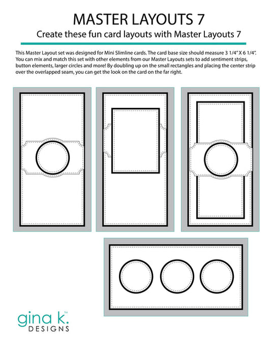 Gina K. Designs DIE- Master Layouts 07