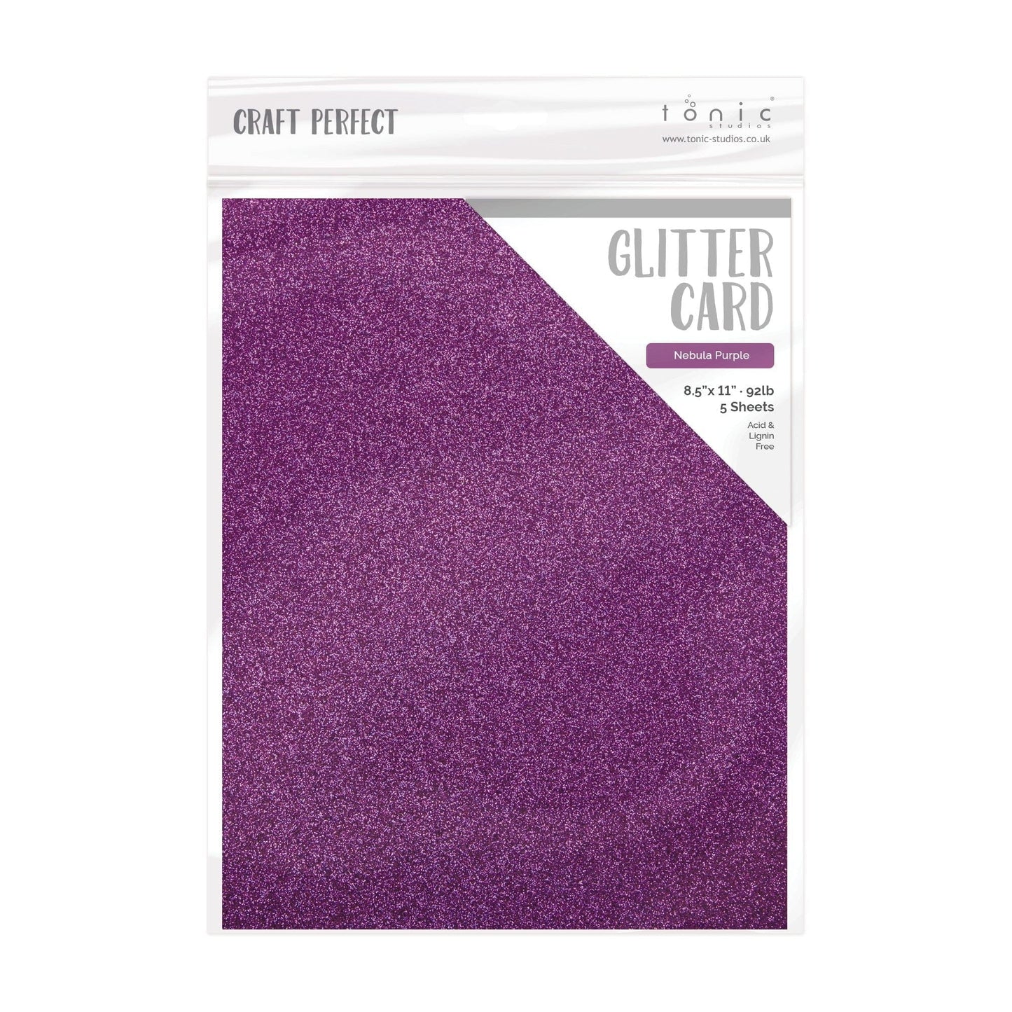 Craft Perfect 8.5x11 Glitter Cardstock