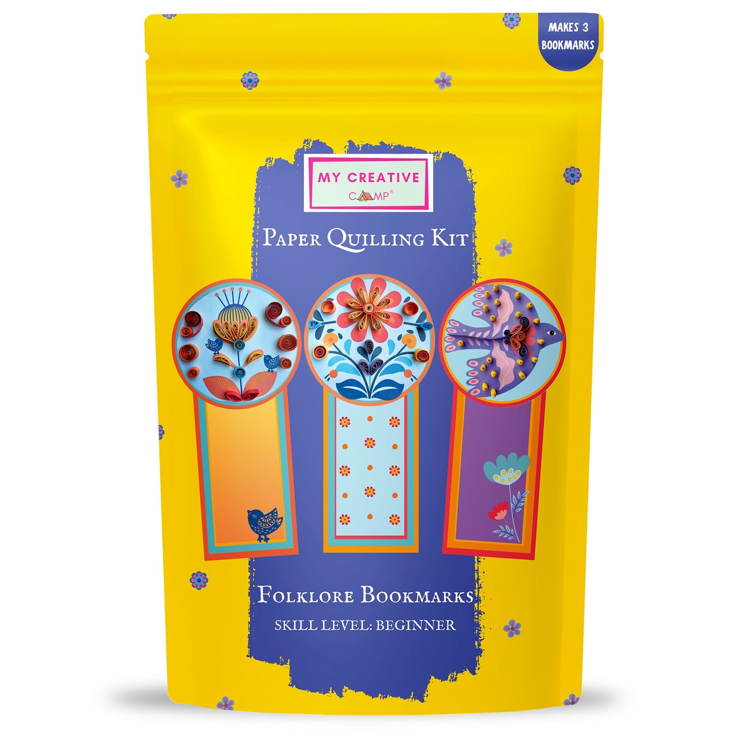 My Creative Camp Folklore Bookmarks Quilling Kit