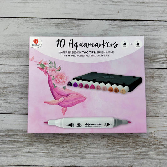 Deco Time Aquamarkers - Floral Dreams