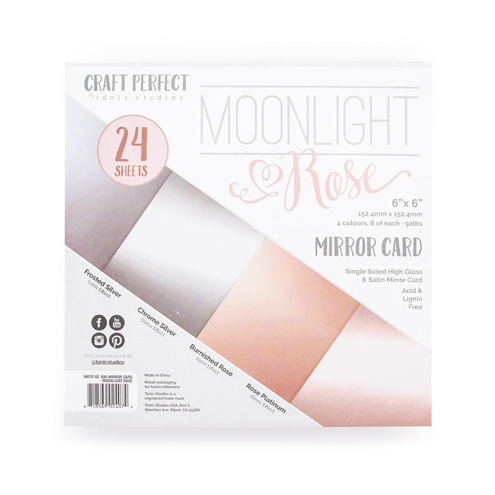 Craft Perfect 6x6" Mixed Mirror Cardstock Pad: Moonlight Rose