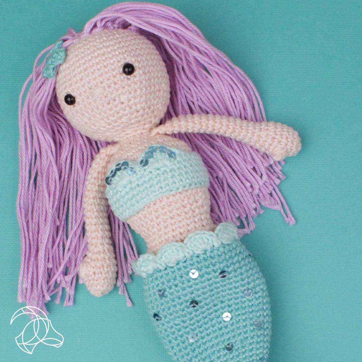 Hardicraft USA - DIY Crochet Kit - Milou Mermaid
