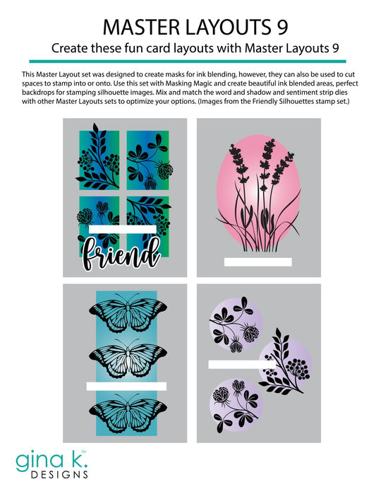 Gina K. Designs DIE- Master Layouts 09