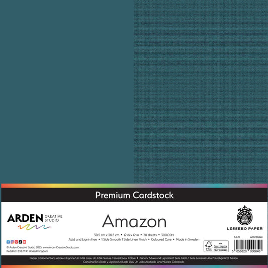Arden Creative Studio Premium Cardstock 12in x 12in 300gsm 20 Pack - Amazon
