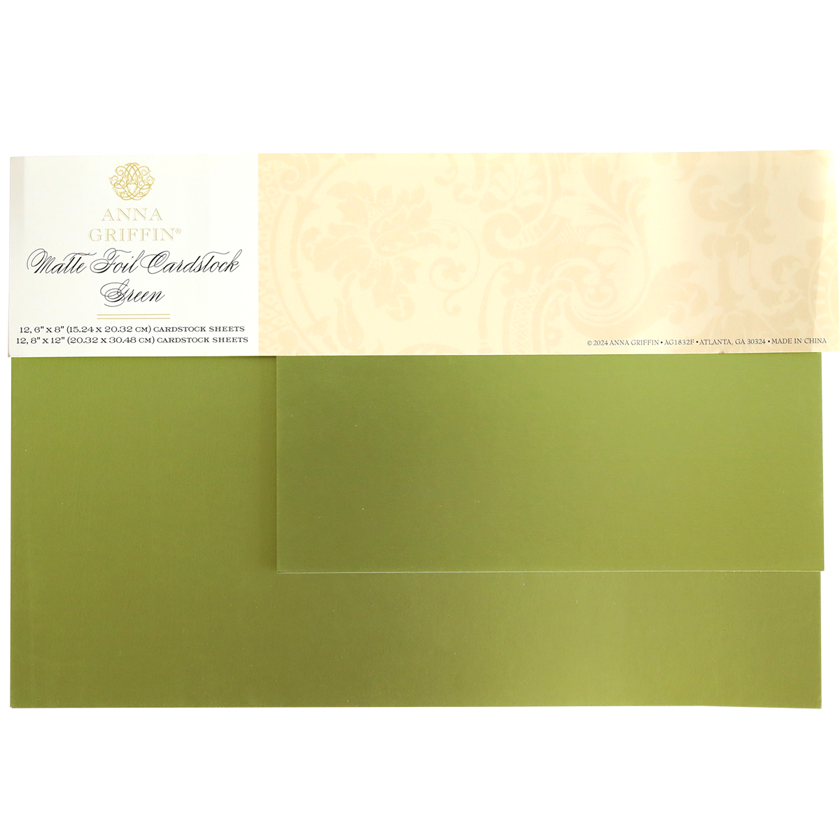 Luxury Matte Foil Cardstock Green