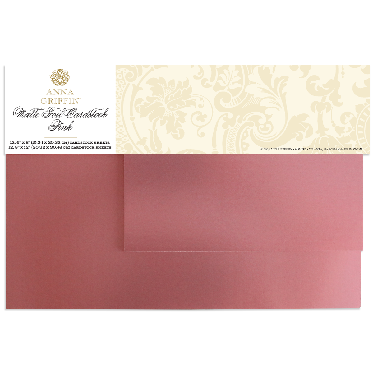 Luxury Matte Foil Cardstock Pink
