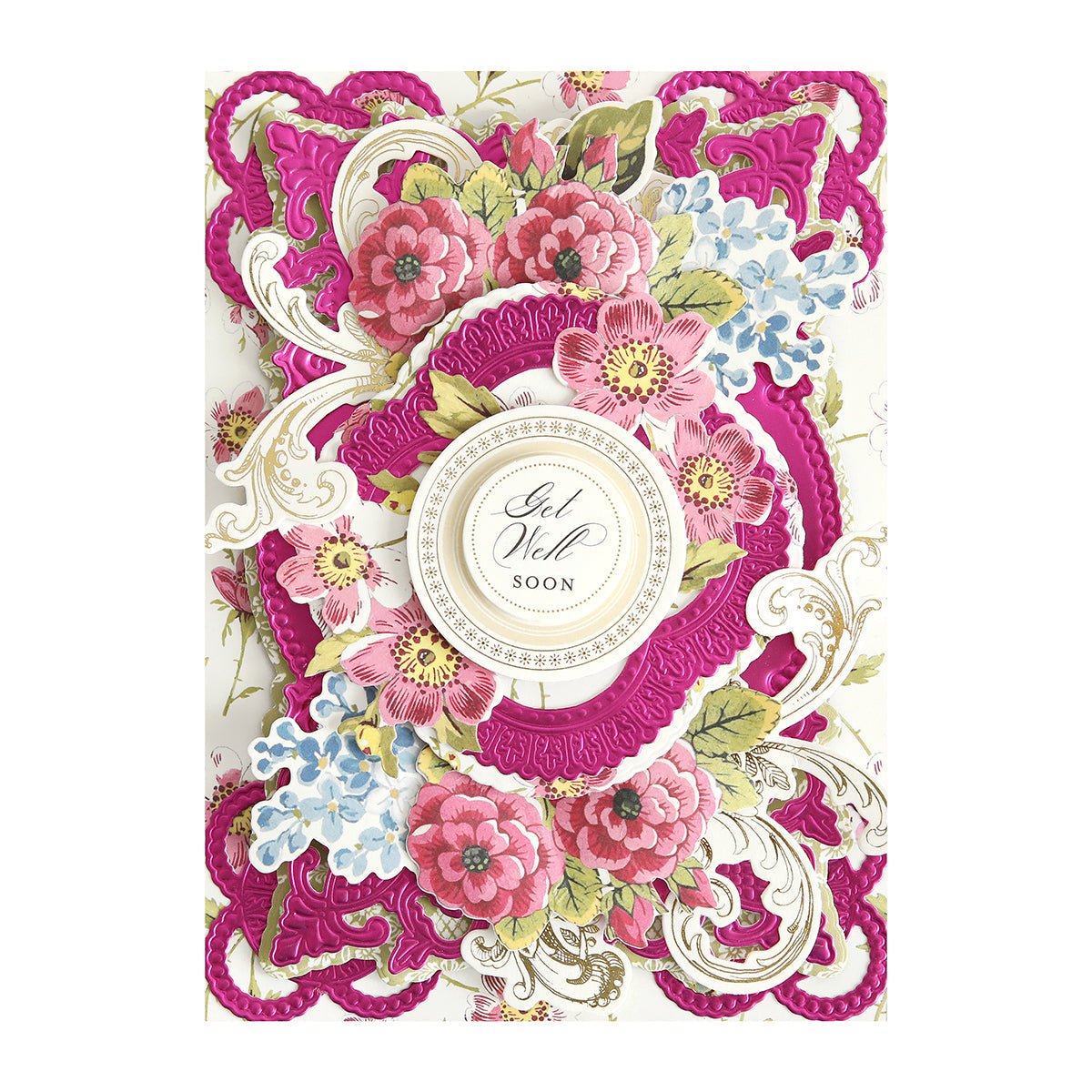 Luxury Matte Foil Cardstock Bright Pink