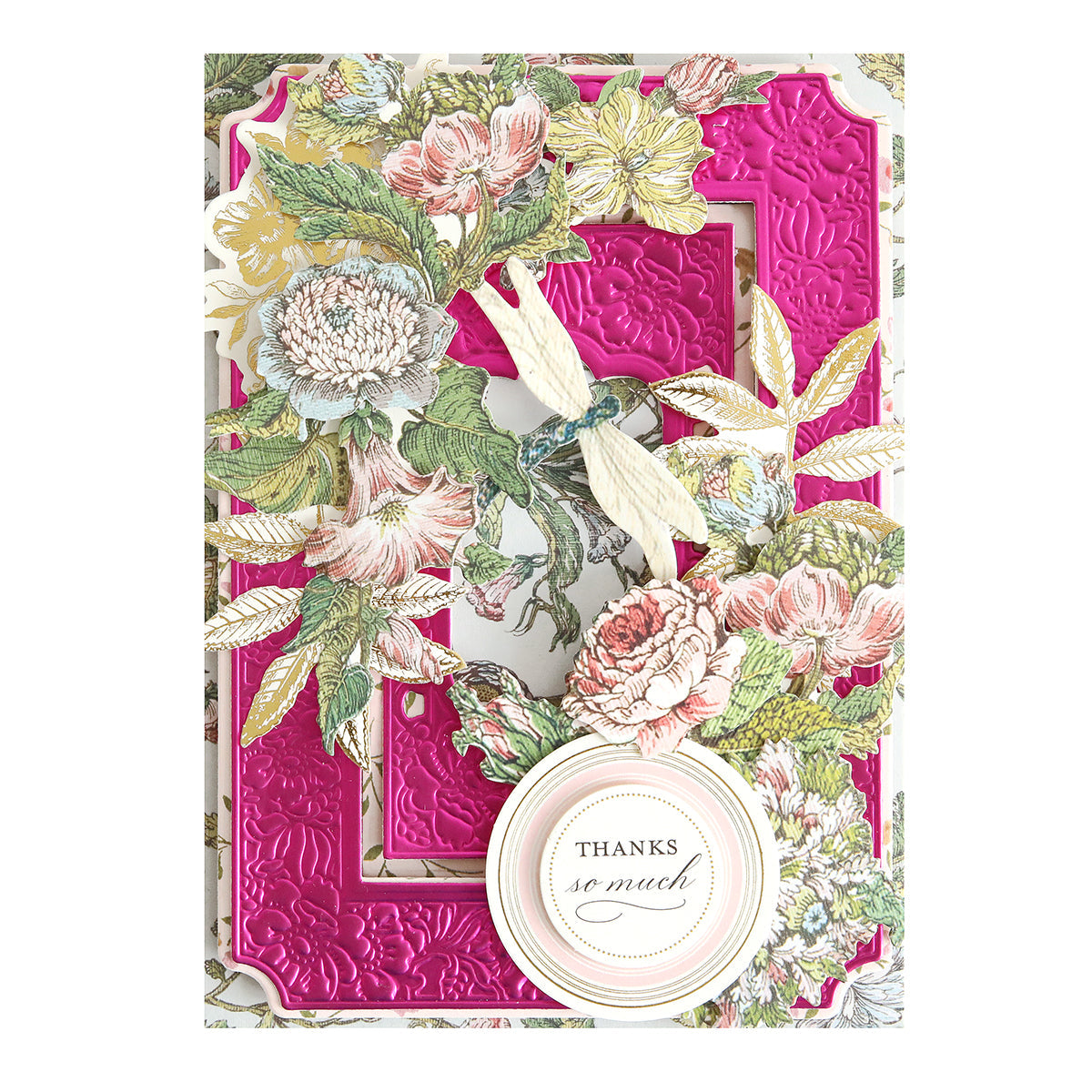 Luxury Matte Foil Cardstock Bright Pink