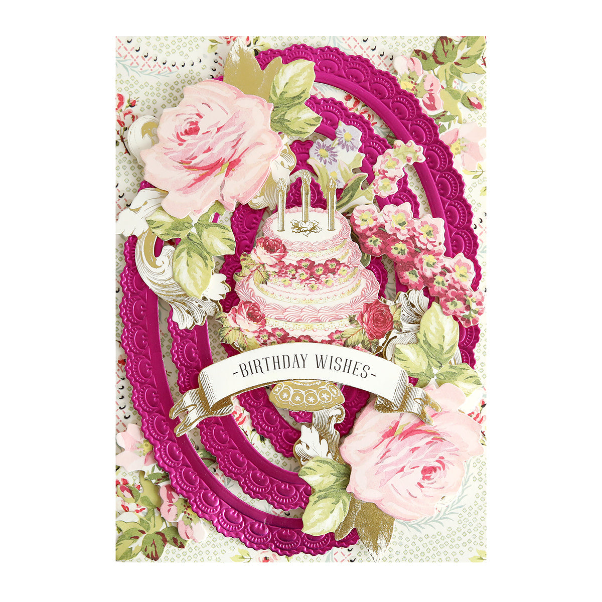 Luxury Matte Foil Cardstock Bright Pink