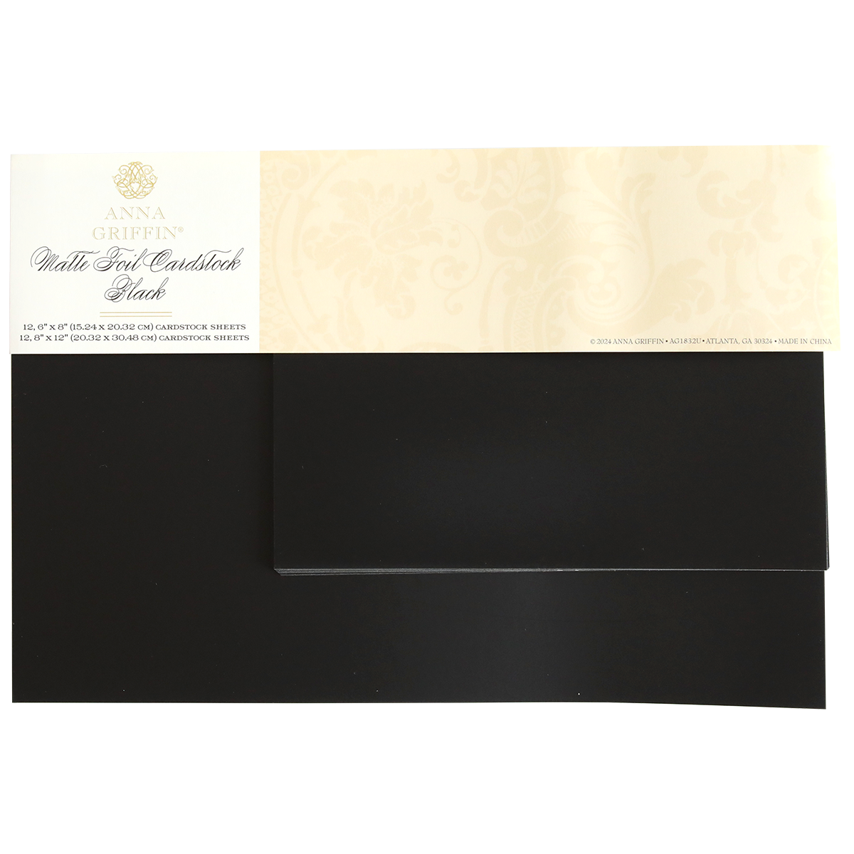 Luxury Matte Foil Cardstock Black