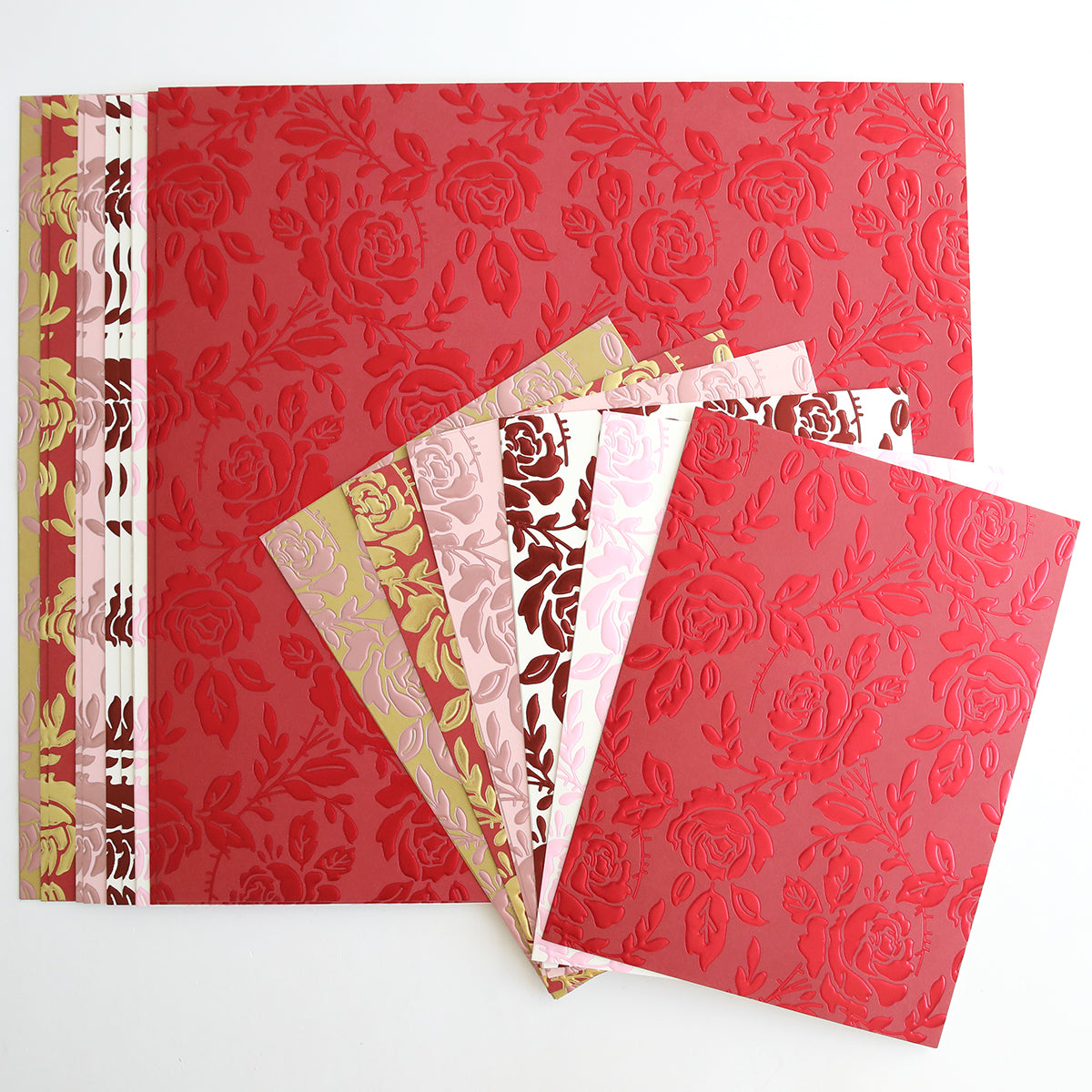 Luxury Tonal Foil Heartfelt Cardstock
