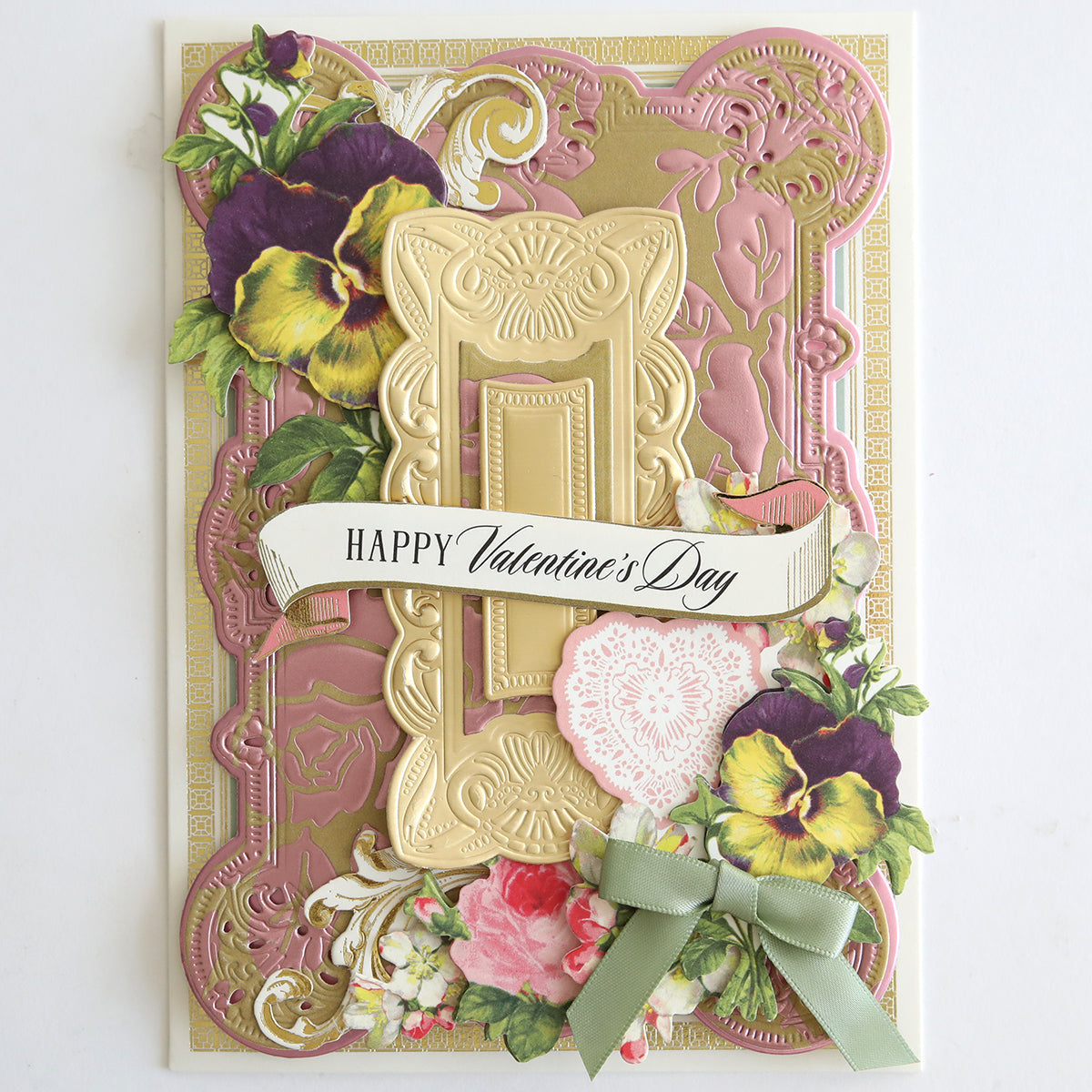 Luxury Tonal Foil Heartfelt Cardstock