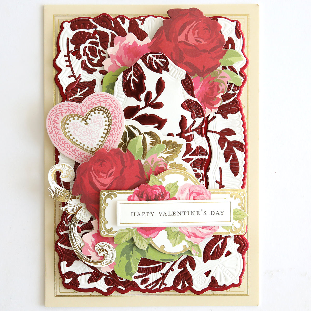 Luxury Tonal Foil Heartfelt Cardstock