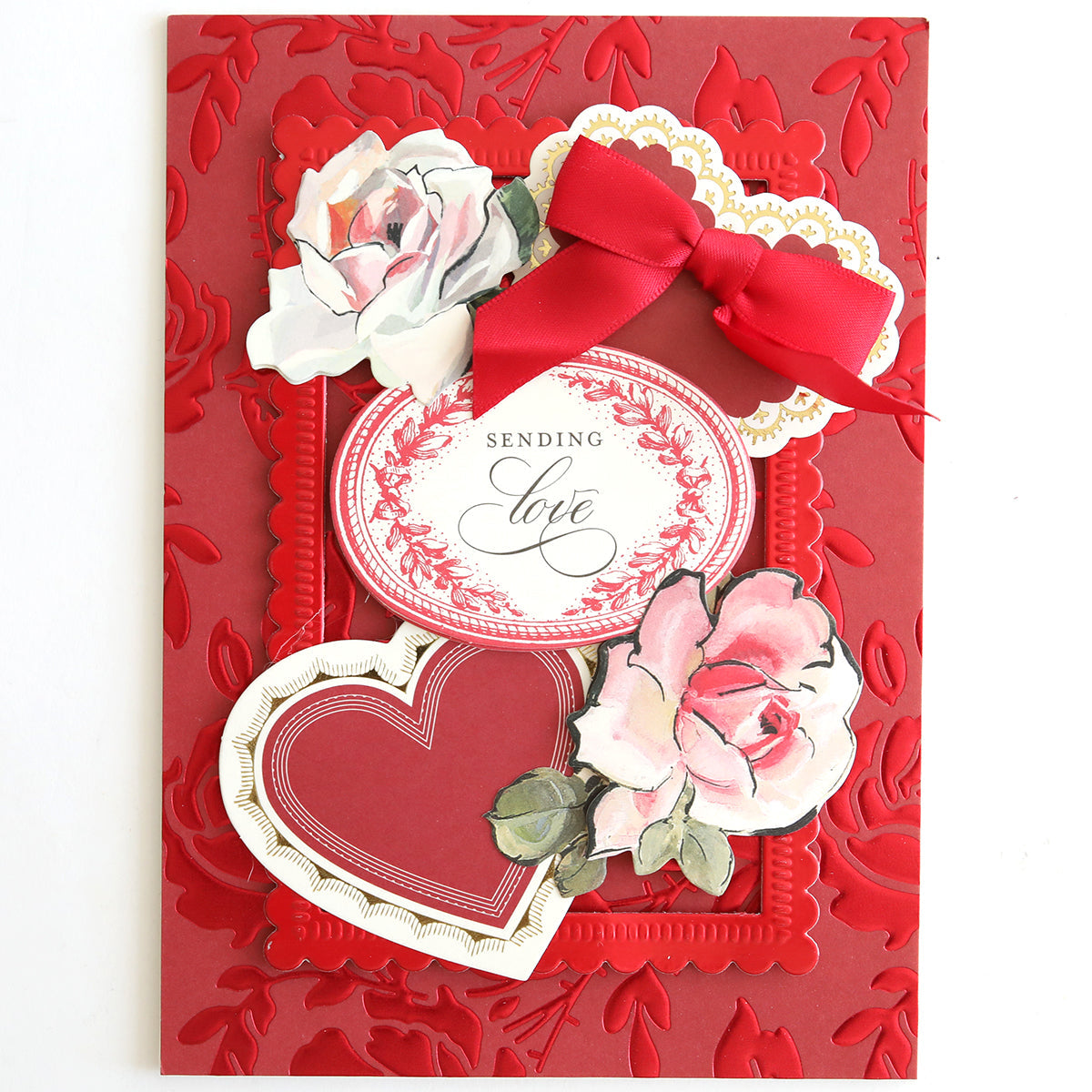 Luxury Tonal Foil Heartfelt Cardstock