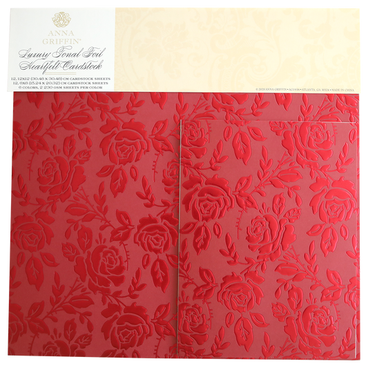 Luxury Tonal Foil Heartfelt Cardstock