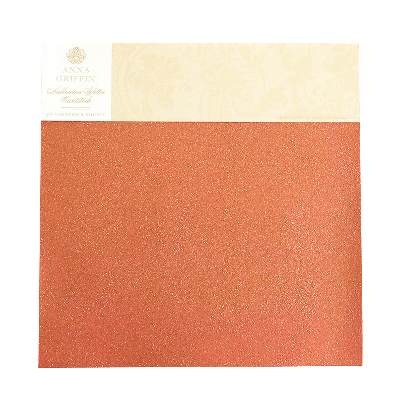 Halloween Glitter Cardstock