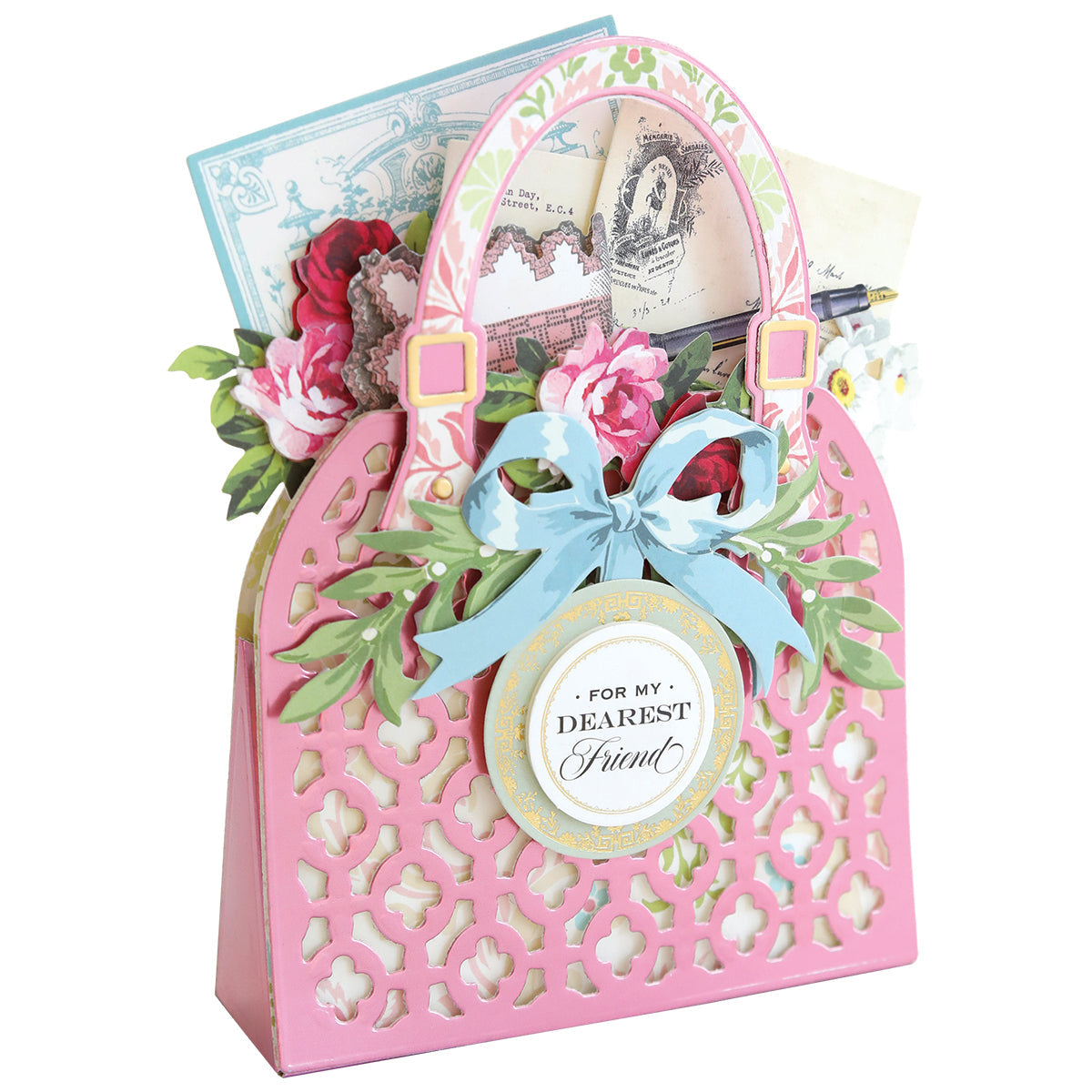 Luxury Status Purse Card Box Dies
