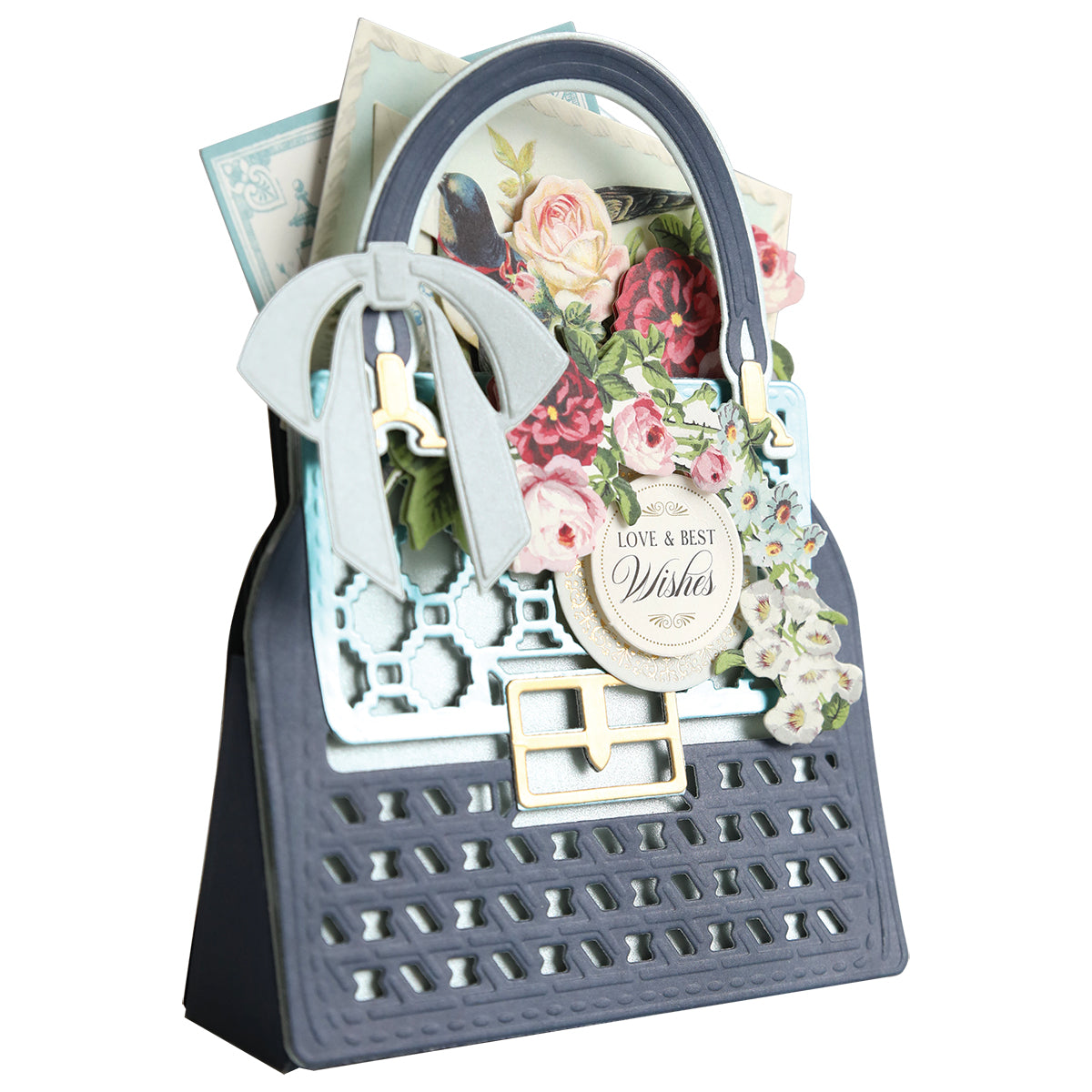 Luxury Stitched Purse Card Box Dies