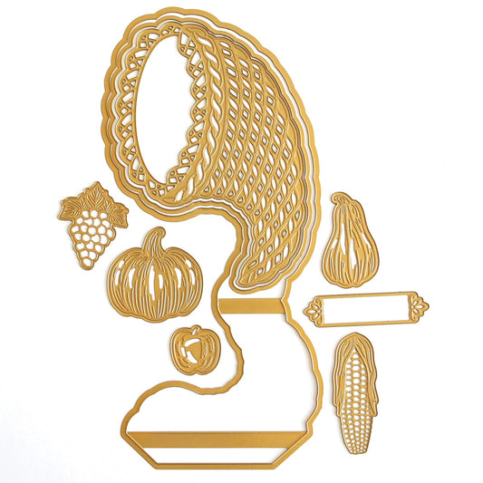 Cornucopia Easel Card Dies