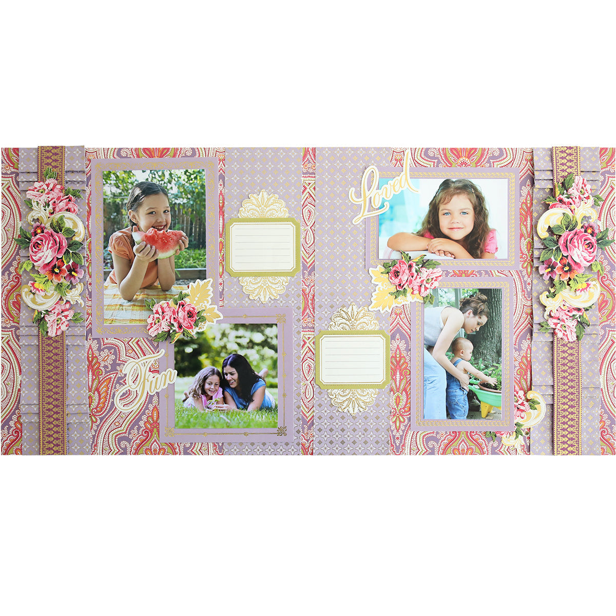 Simply Paisley Scrapbooking Kit with Album