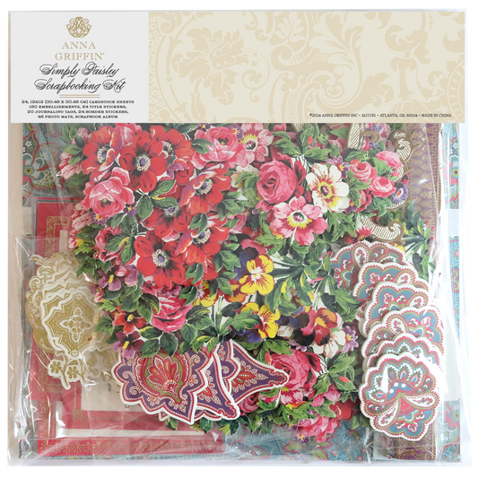 Simply Paisley Scrapbooking Kit with Album