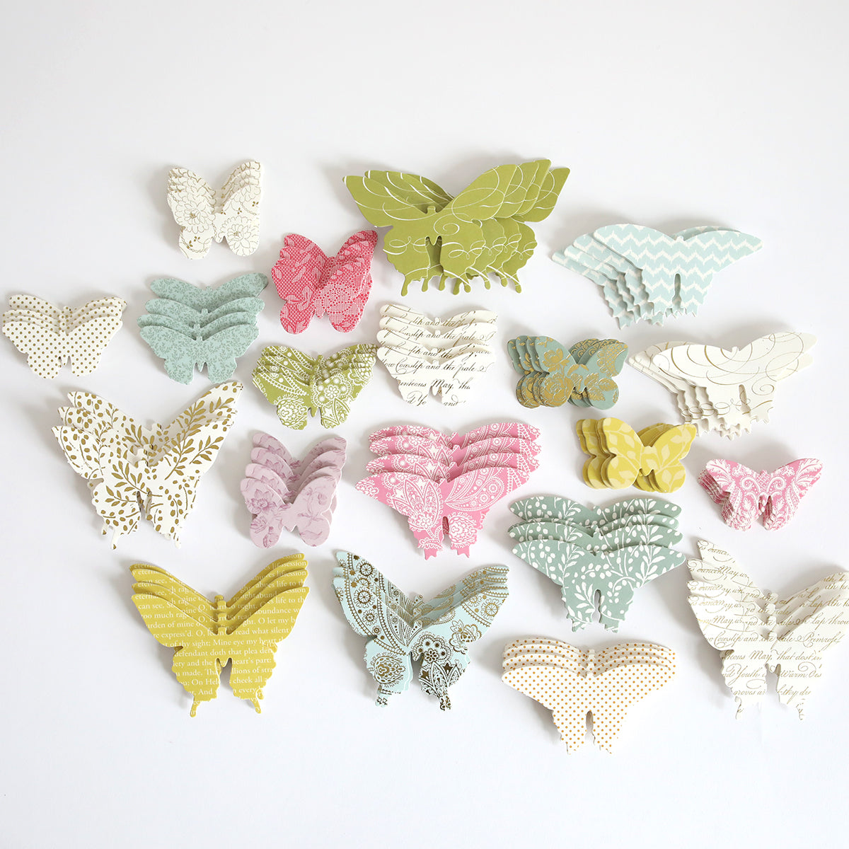 Paper Butterfly Embellishments