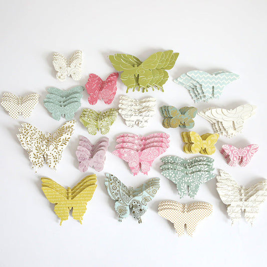 Paper Butterfly Embellishments