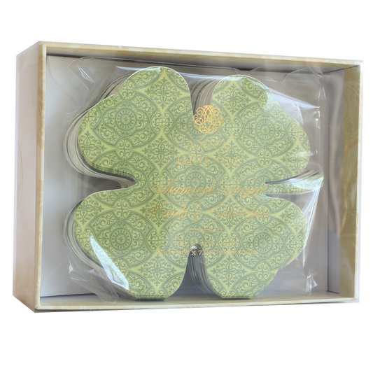 Shamrock Shaped Cards and Envelopes