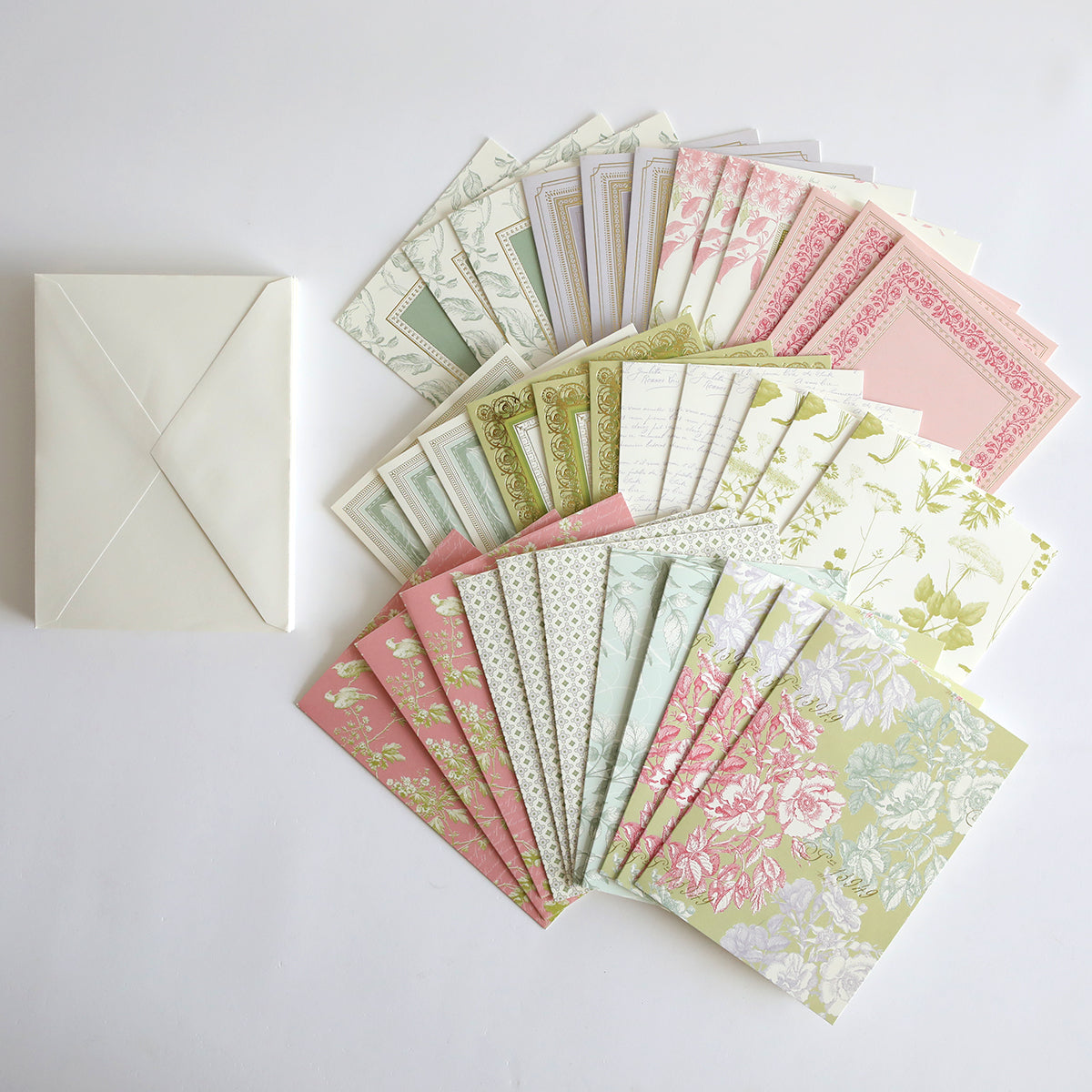 Antique Botanical Cards and Envelopes