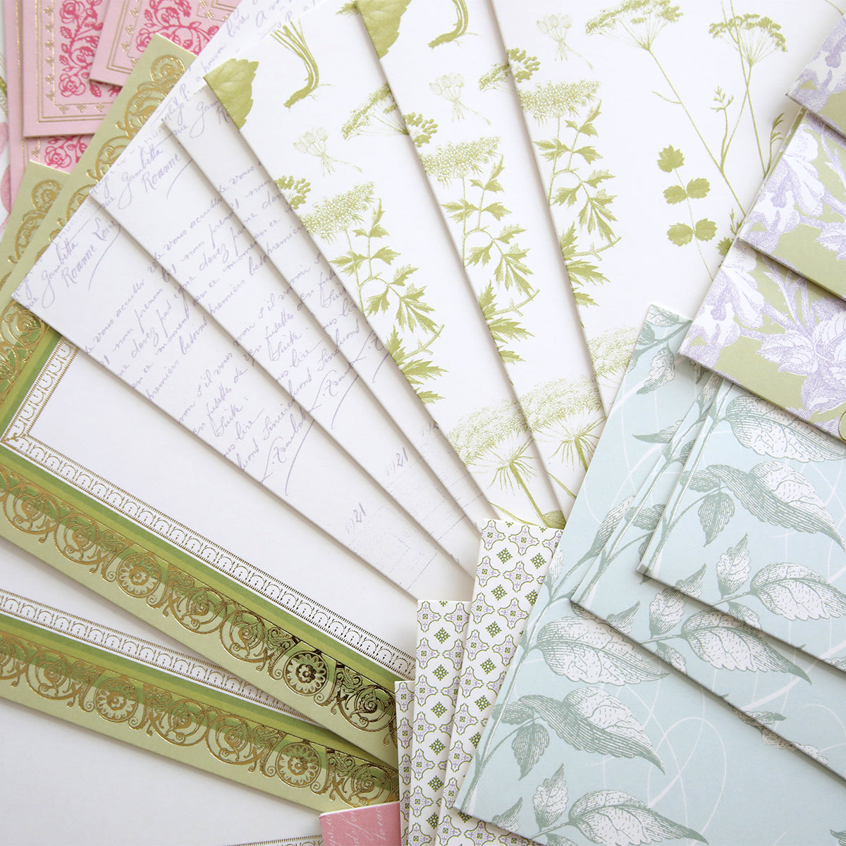 Antique Botanical Cards and Envelopes