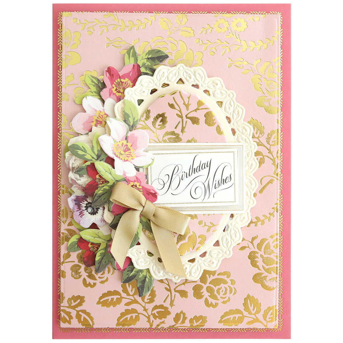 Gilded Floral Hot Foil Plates