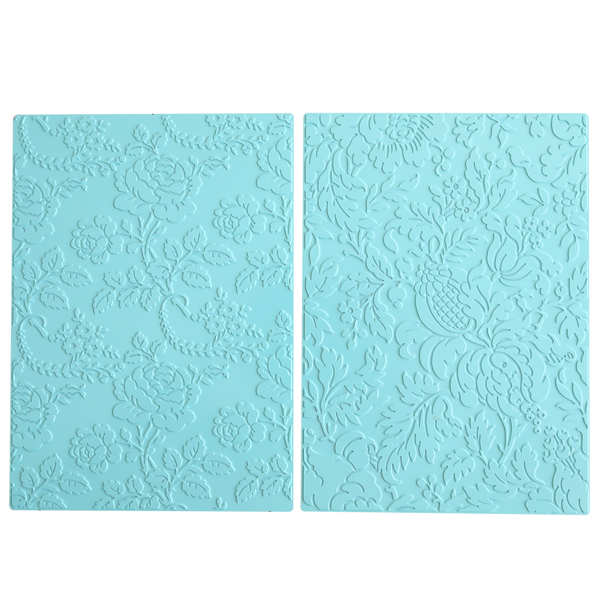 Gilded Floral Hot Foil Plates