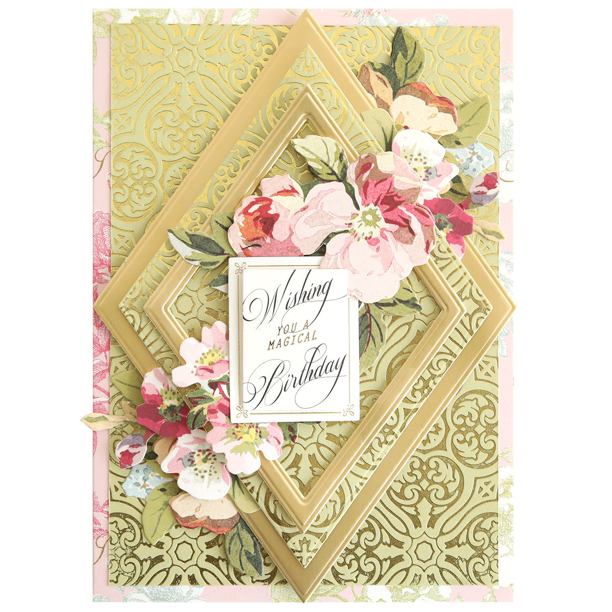 Gilded Damask Hot Foil Plates