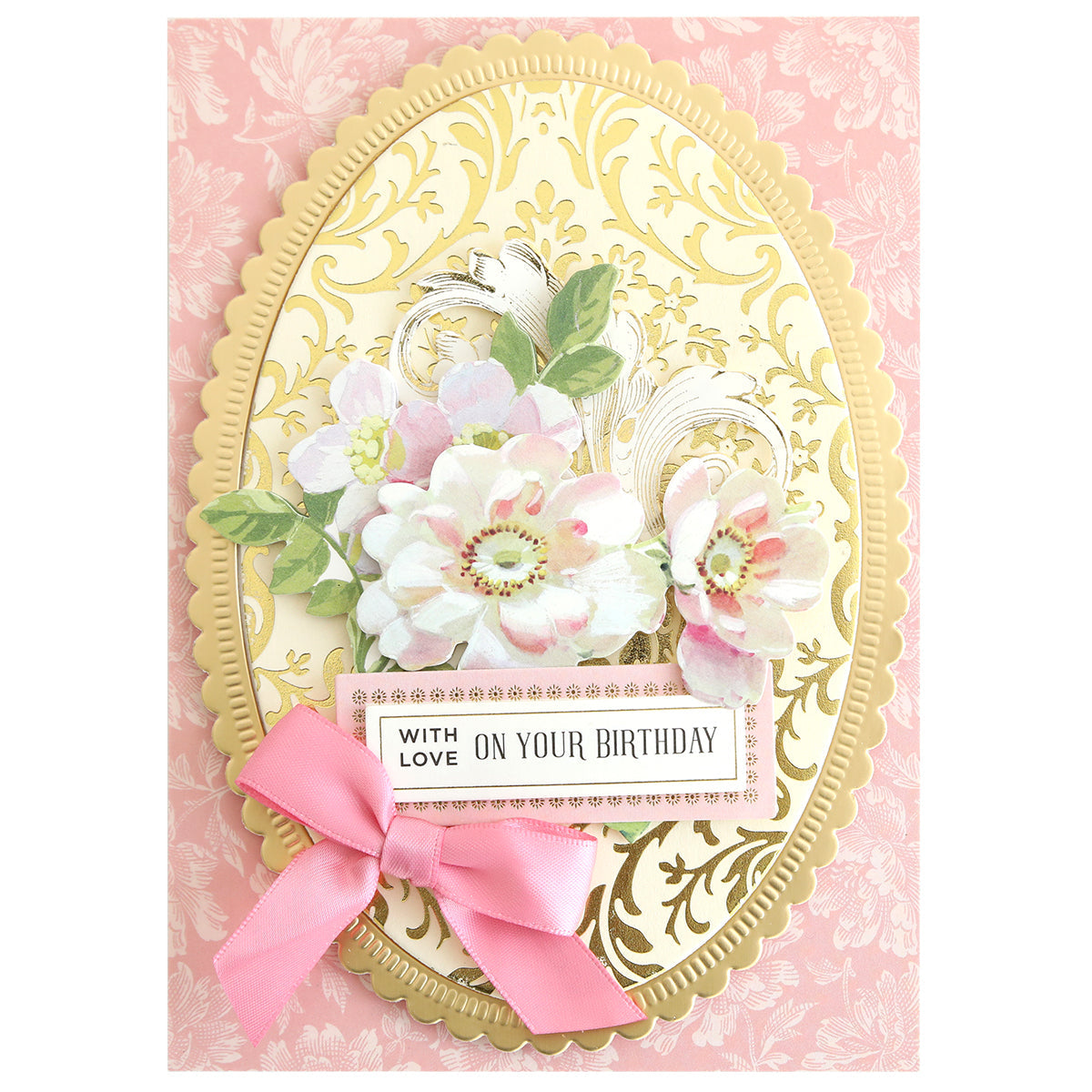 Gilded Damask Hot Foil Plates
