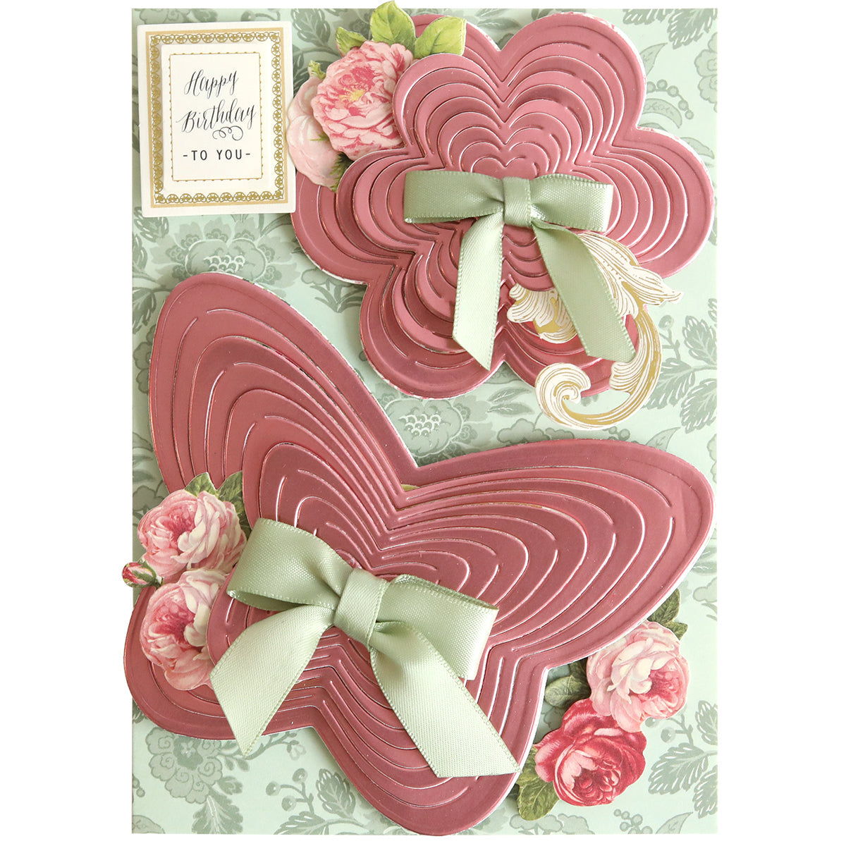 Kirigami Butterfly Flower Dies
