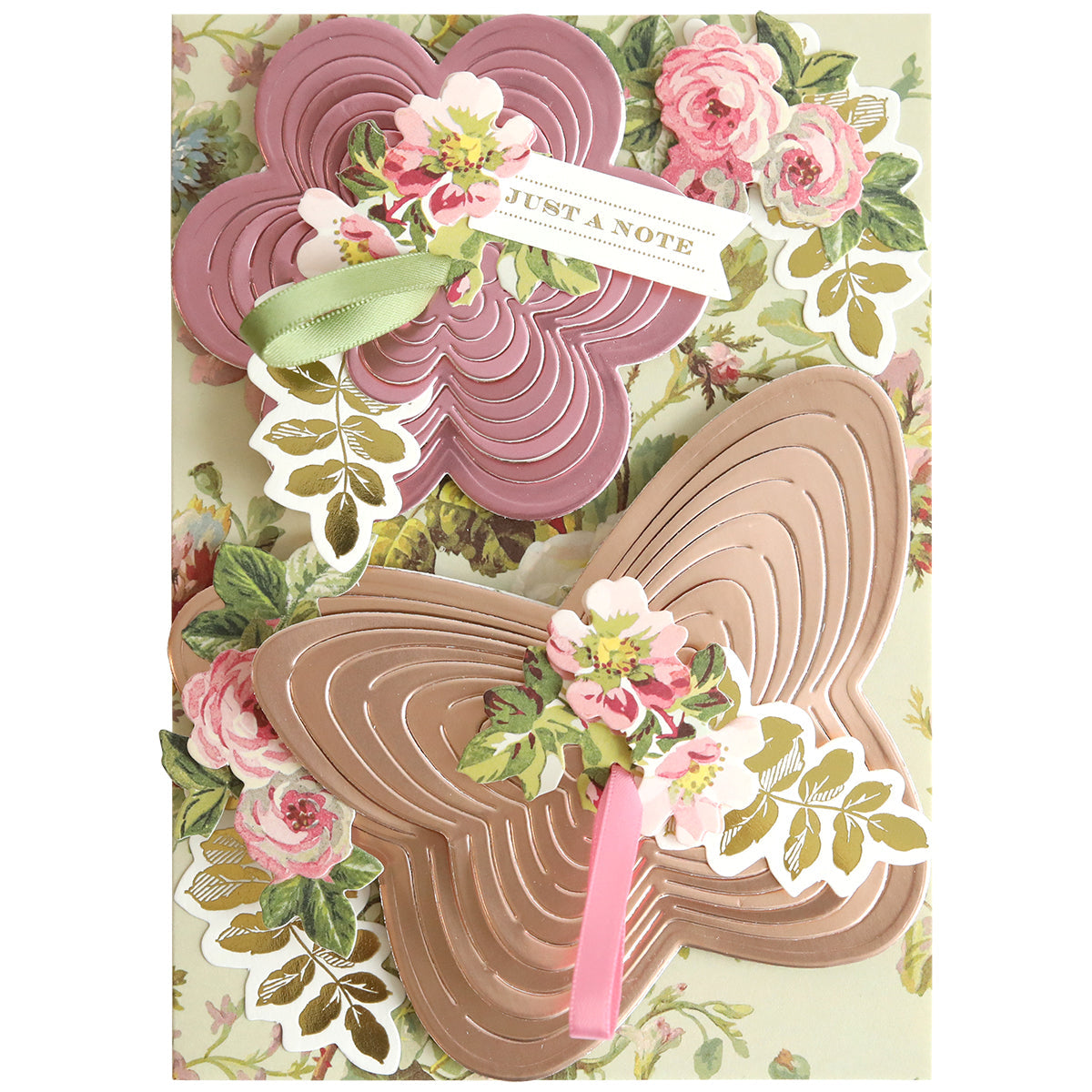 Kirigami Butterfly Flower Dies