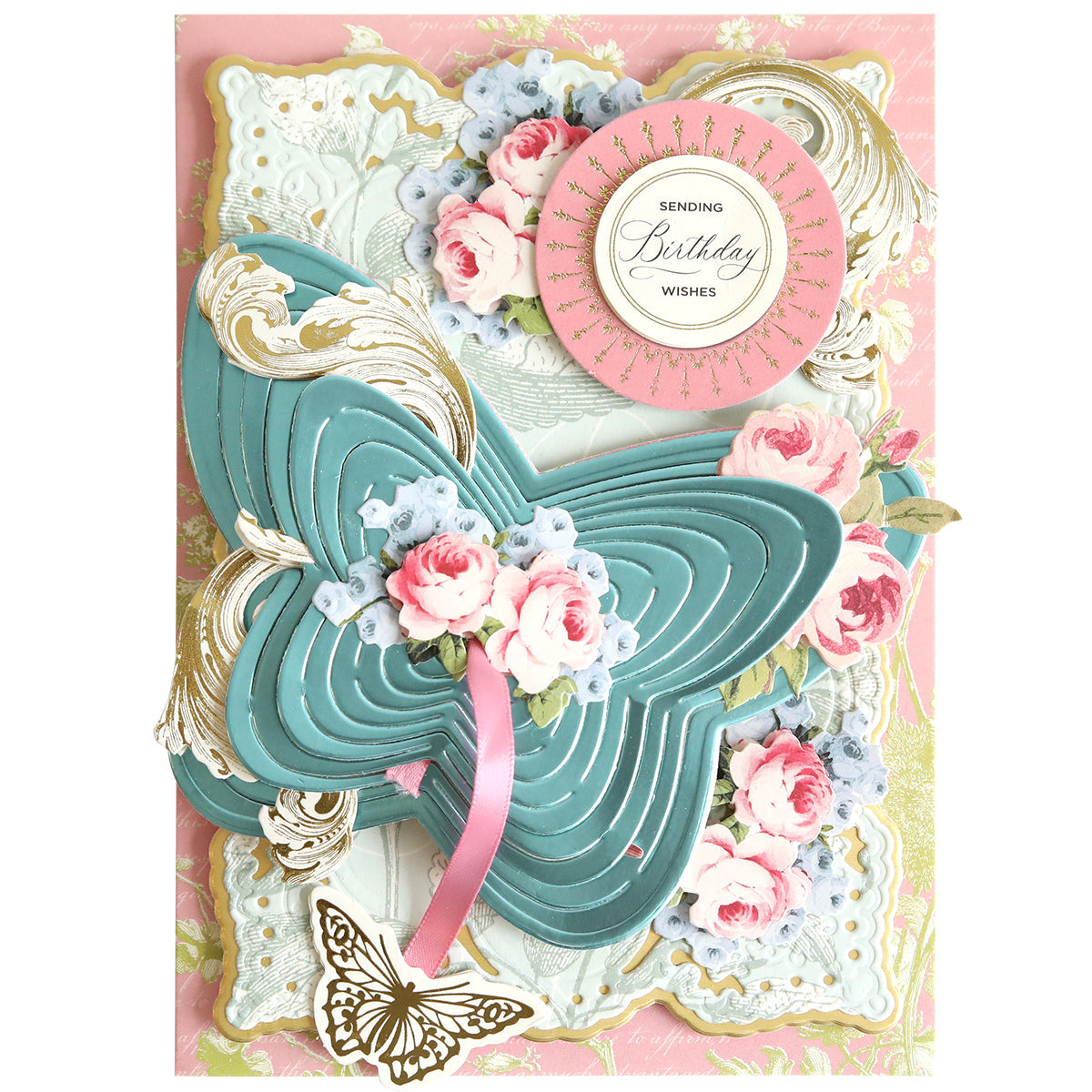 Kirigami Butterfly Flower Dies