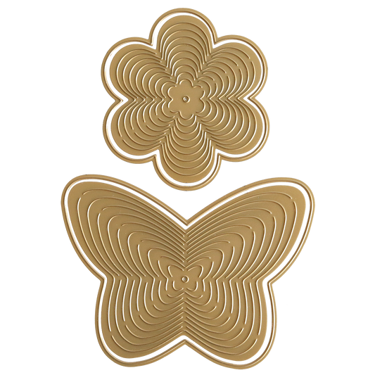 Kirigami Butterfly Flower Dies