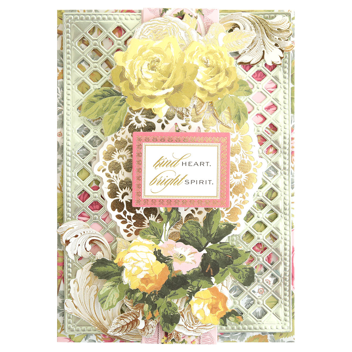 Luxury Rose Collection Green Matte Foil Cardstock