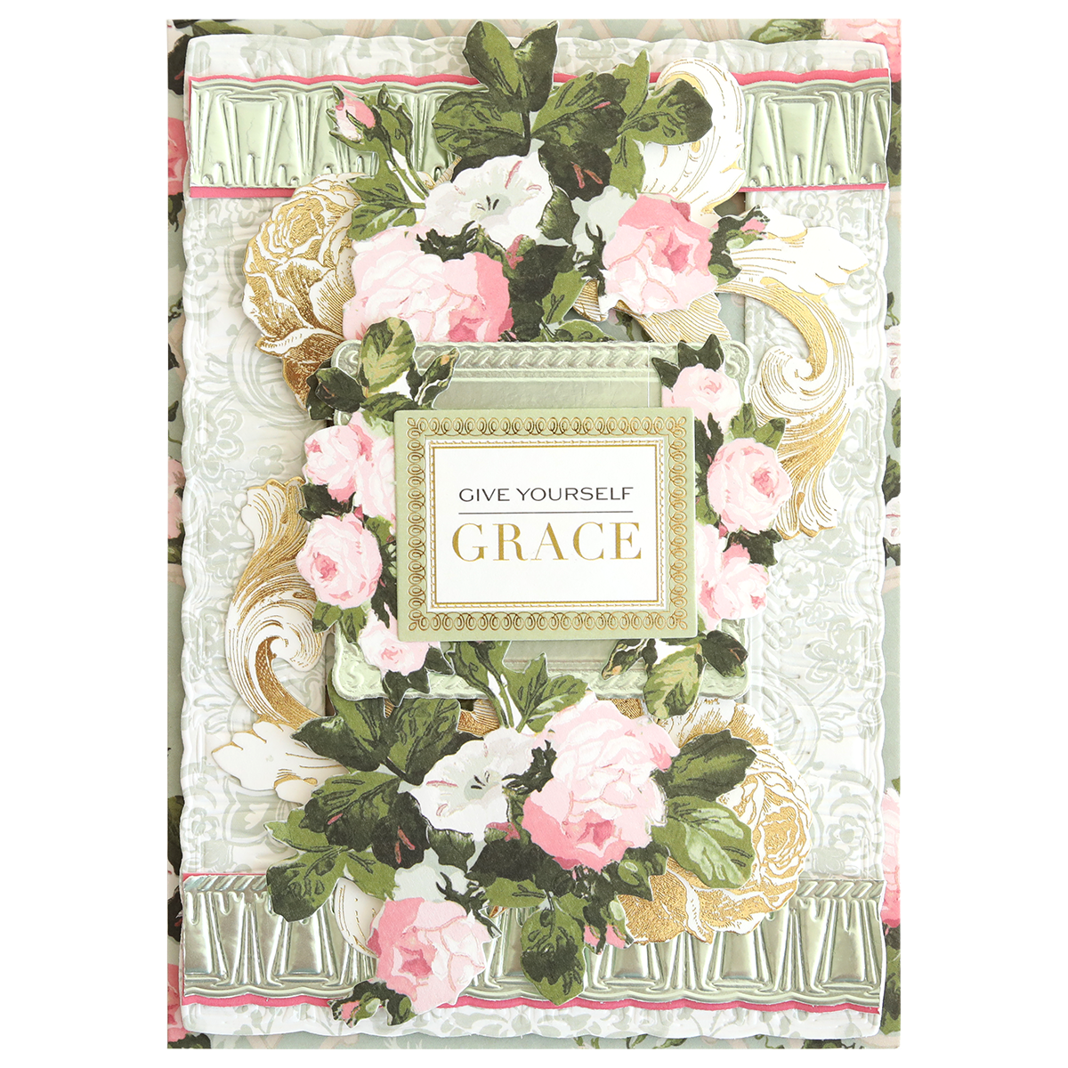 Luxury Rose Collection Green Matte Foil Cardstock