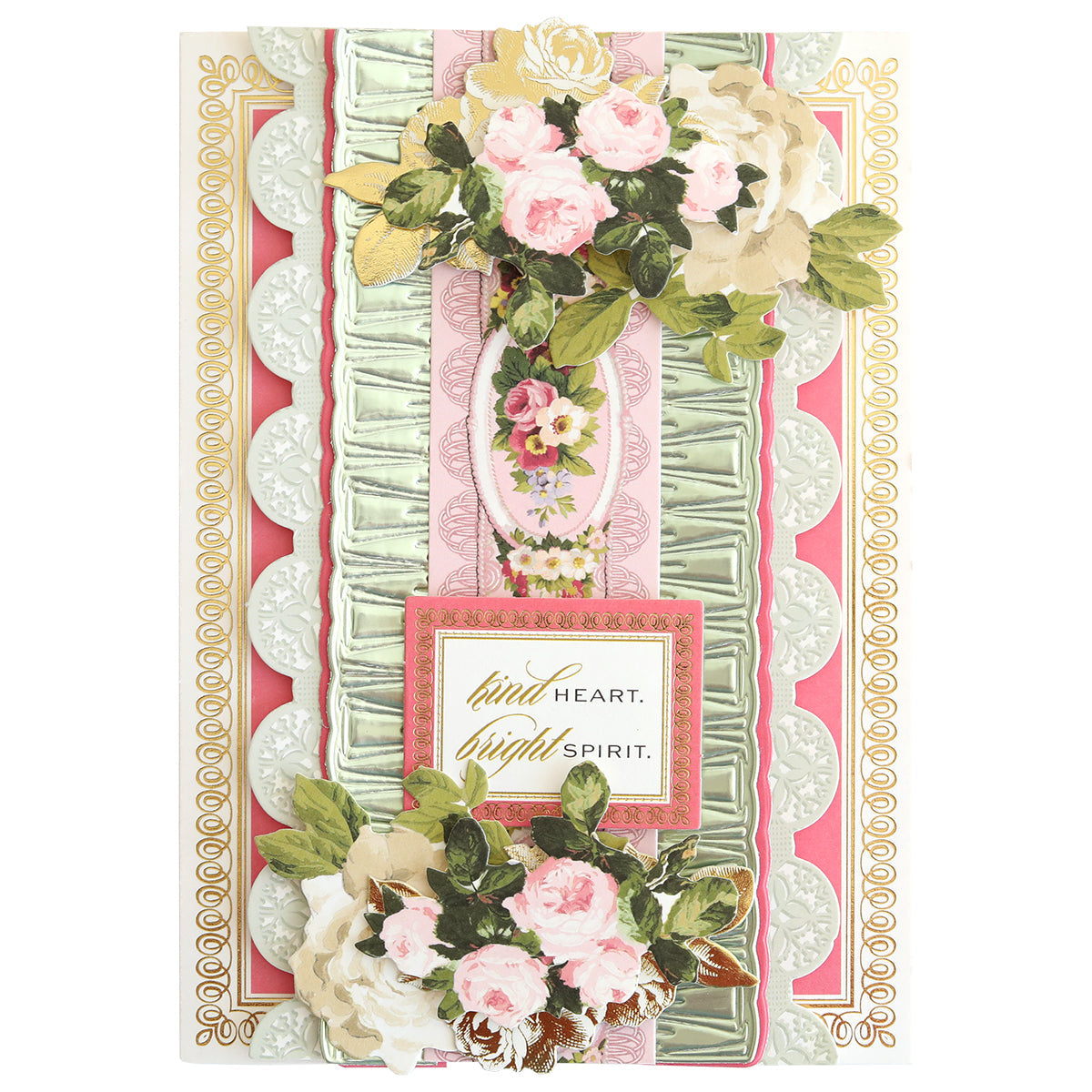 Luxury Rose Collection Green Matte Foil Cardstock