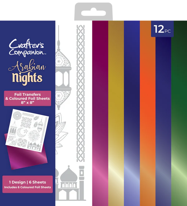 Arabian Nights 8" x 8" Foil Transfers - Arabian Nights