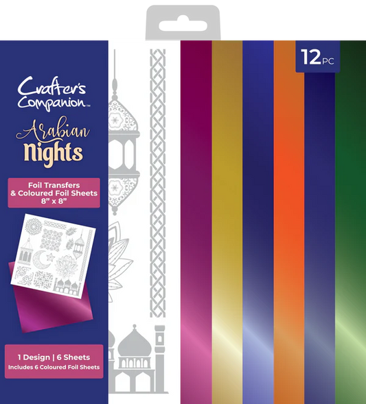 Arabian Nights 8" x 8" Foil Transfers - Arabian Nights