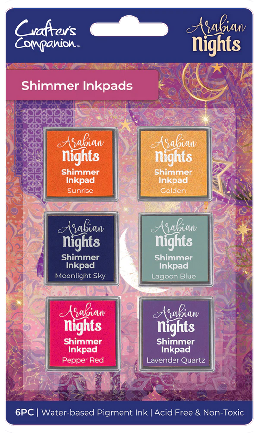 Arabian Nights - Shimmer Inkpads - 6 pack