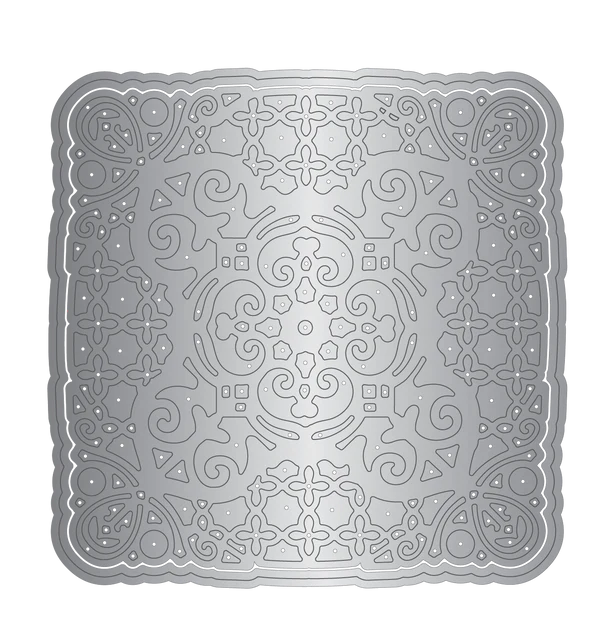 Arabian Nights Metal Dies 2 Piece - Ornamented Tile