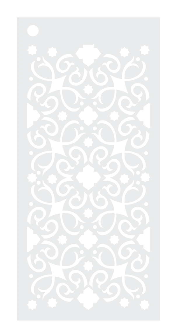 Arabian Nights 3.8" x 8" Stencils 3 pack - Ornamental Patterns