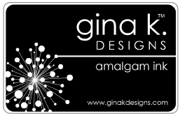 gina k. designs Premium dye - INK PAD AMALGAM- Obsidian